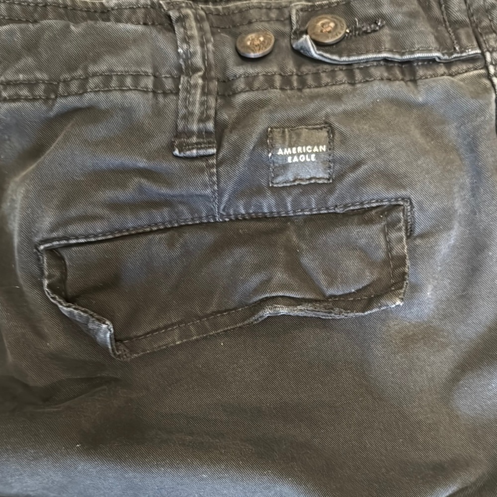 Black Cargo Pants - Picture 2 of 3